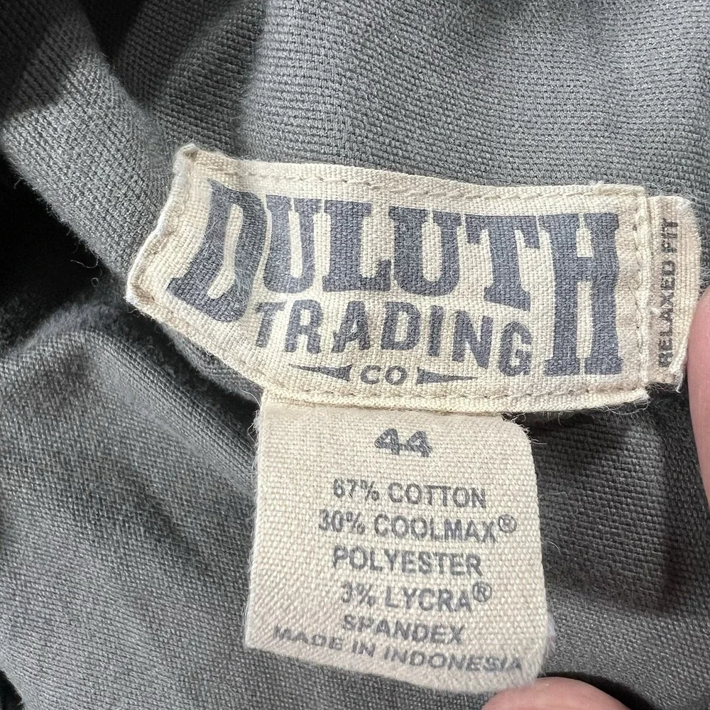Duluth Trading Shorts Mens 44 Green Cargo 11